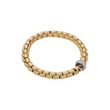 FOPE 18ct Yellow Gold Eka Flex'it 0.58ct Diamond Bracelet