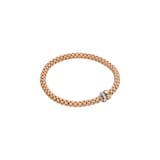 FOPE 18ct Rose Gold Solo Flex'it 0.29ct Diamond Bracelet