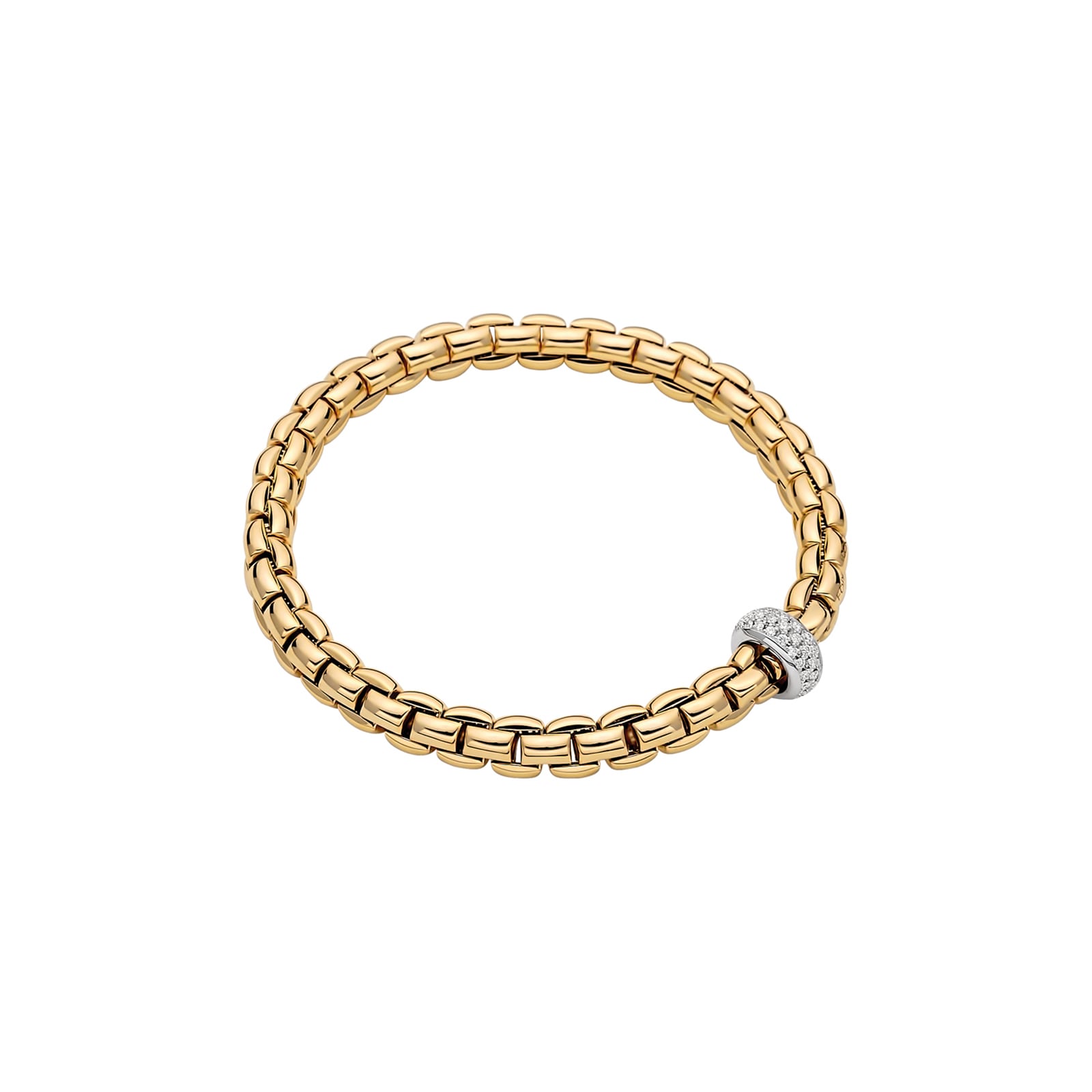 18ct Yellow Gold Eka Flex'it 0.40ct Diamond Bracelet