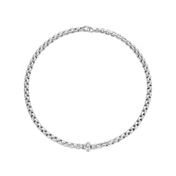 37251686 - 18ct White Gold Eka Flex'it 0.13ct Diamond Necklace