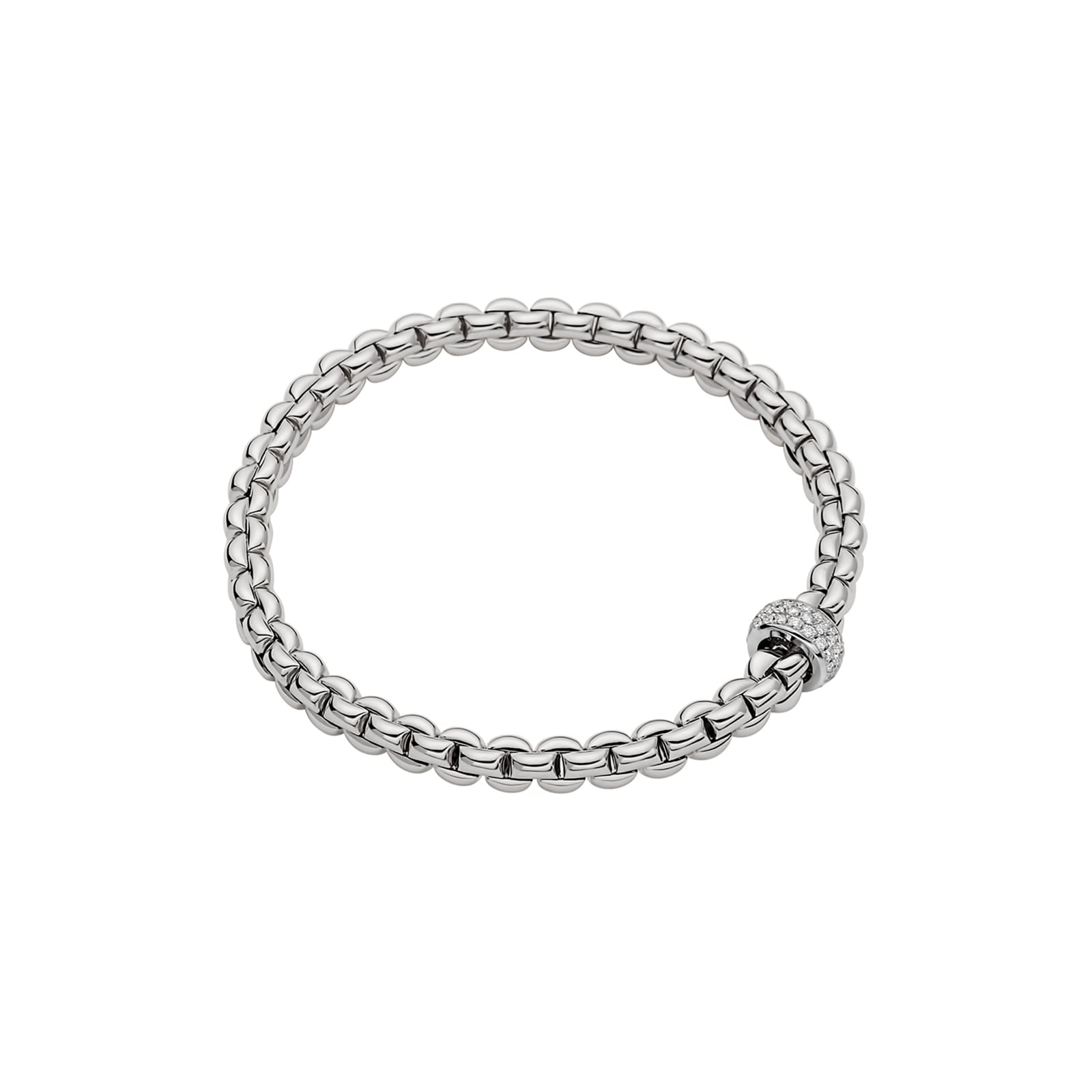 18ct White Gold Eka Flex'it 0.37ct Diamond Bracelet