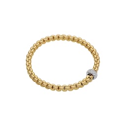 37251696 - 18ct Yellow Gold Eka Flex'it 0.37ct Diamond Bracelet