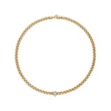 FOPE 18ct Yellow Gold Eka Flex'it 0.37ct Diamond Necklace