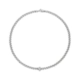 FOPE 18ct White Gold Eka 0.37ct Diamond Necklace