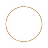 FOPE 18ct Yellow Gold Prima 0.18ct Diamond Necklace