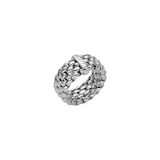 FOPE 18ct White Gold Essentials Flex'it Ring - Large