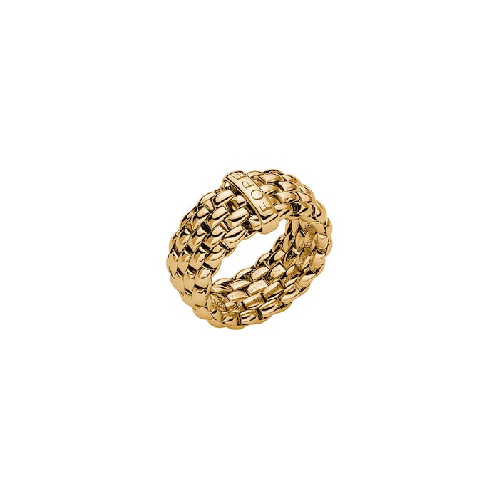 FOPE 18ct Yellow Gold Essentials Flex'it Ring - Large