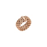 FOPE 18ct Rose Gold Essentials Flex'it Ring - Medium