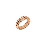 FOPE 18ct Rose Gold Essentials Flex'it Ring - Large