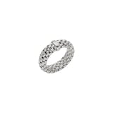 FOPE 18ct White Gold Essentials Flex'it Ring - Large