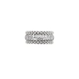 Fope 18ct White Gold Pave 2.98ct Diamond Bubble Ring