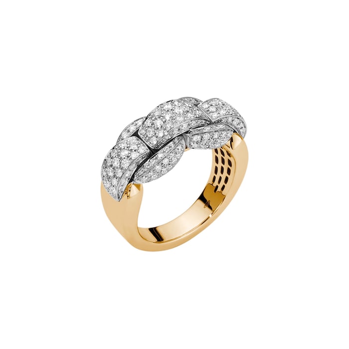 FOPE 18ct Yellow Gold Eka Fope Eka Diamond Ring