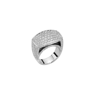 Fope 18ct White Gold Eka 2.94ct Diamond Pave Ring