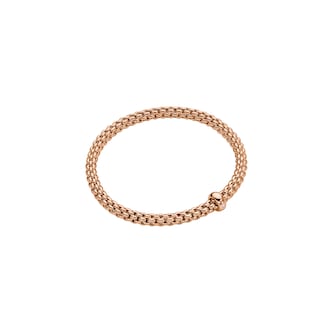 FOPE 18ct Rose Gold Solo Flex'it 0.01ct Diamond Bracelet FOPE 18ct Rose Gold Solo Flex'it 0.01ct Diamond Bracelet