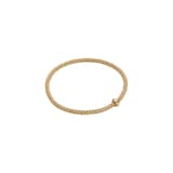 FOPE 18ct Yellow Gold Prima Flex'it 0.01ct Diamond Bracelet