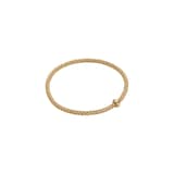 FOPE 18ct Yellow Gold Prima Flex'it 0.01ct Diamond Bracelet