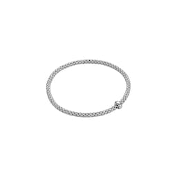37251828 - 18ct White Gold Prima Flex'it 0.01ct Diamond Bracelet