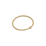 FOPE 18ct Yellow Gold Eka Flex'it 0.01ct Diamond Bracelet