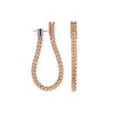 FOPE 18ct Rose Gold Essentials Flex'it Drop Earrings