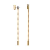 FOPE 18ct Yellow Gold Aria 0.09ct Diamond Drop Earrings