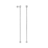 FOPE 18ct White Gold Aria Interchangeable 0.01ct Earrings