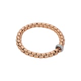 FOPE 18ct Rose Gold Eka Flex'it 0.58ct Diamond Bracelet