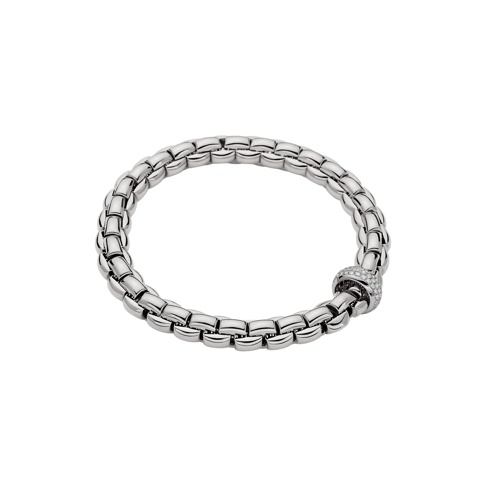 18ct White Gold Eka Flex'it 0.58ct Diamond Bracelet