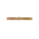 FOPE 18K Yellow & Rose Gold Flex'It Vendome 0.01cttw Diamond Bracelet - Medium