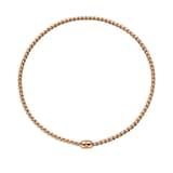 FOPE 18K Rose Gold Flex'It EKA 0.01cttw Diamond Necklace