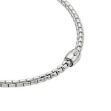 FOPE 18K White Gold Flex'It EKA 0.05cttw Diamond Necklace