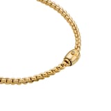 FOPE 18K Yellow Gold Flex'It EKA 0.03cttw Diamond Necklace