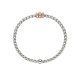 FOPE 18K White Gold Flex'It EKA 0.18cttw Diamond Bracelet - Medium