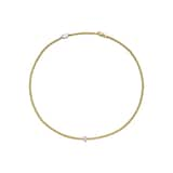 FOPE 18ct Yellow Gold Eka 0.12ct Diamond Necklace