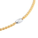 FOPE 18ct Yellow Gold Eka 0.18ct Diamond Necklace