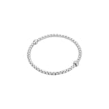 FOPE 18ct White Gold Eka Flex'it 0.12ct Diamond Bracelet