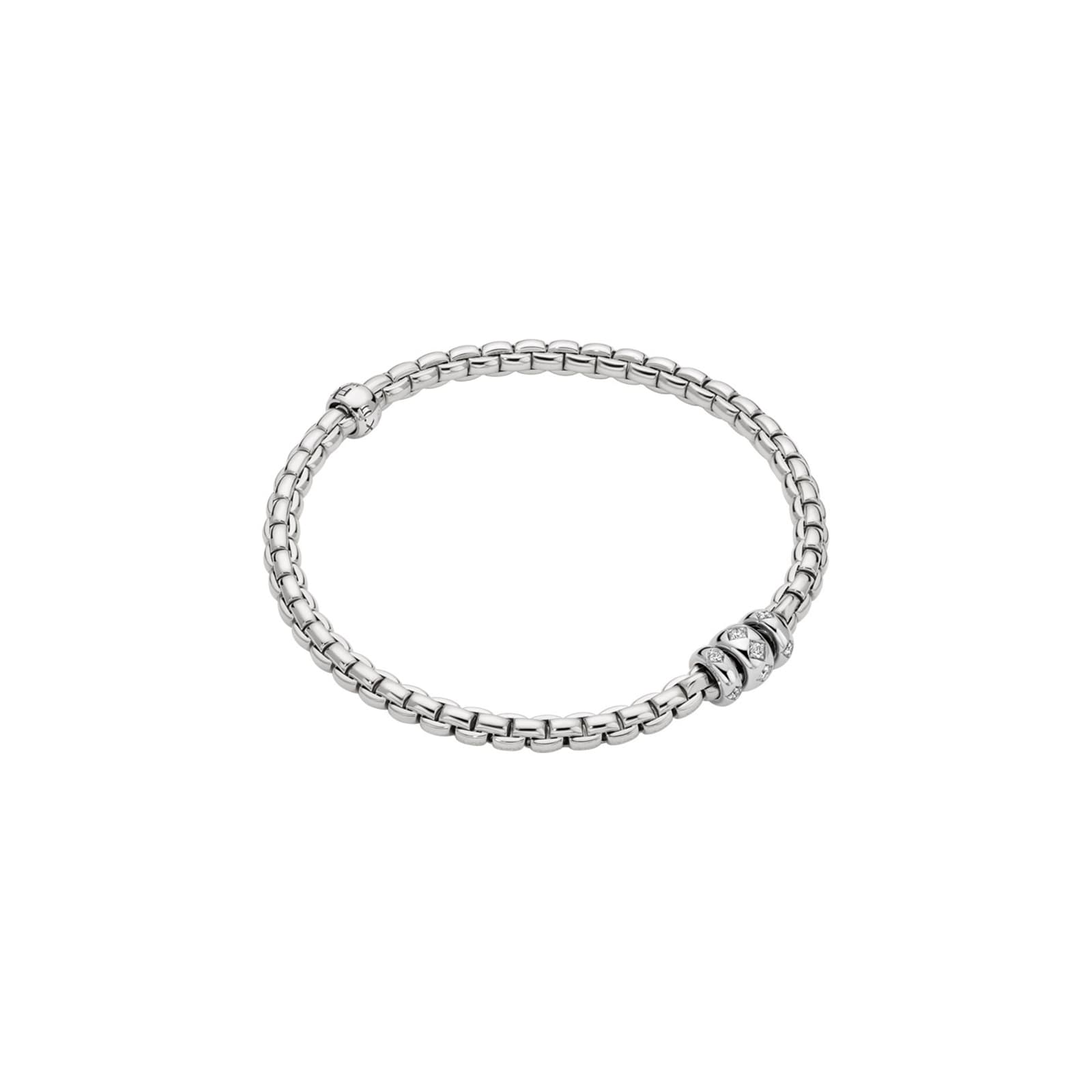 18ct White Gold Eka 0.18ct Diamond Bracelet