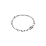 FOPE 18ct White Gold Eka 0.18ct Diamond Bracelet