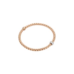 37251908 - 18ct Rose Gold Eka Flex'it 0.12ct Diamond Bracelet
