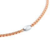 FOPE 18ct Rose Gold Eka 0.18ct Diamond Necklace