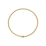 FOPE 18ct Yellow Gold Eka Flex'it 0.01ct Diamond Necklace