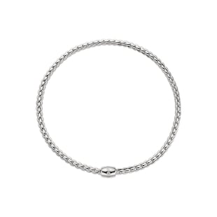 FOPE 18ct White Gold Flex'it 0.05ct Diamond Necklace