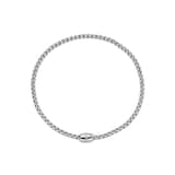 FOPE 18ct White Gold Eka Flex'it 0.03ct Diamond Necklace