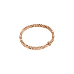37251939 - 18ct Rose Gold Vendome Flex'it 0.01ct Black Diamond Bracelet - Size Large
