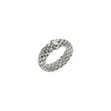 Fope 18K White Gold Essentials Flex'it Ring - Ring Size Large
