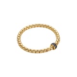 Fope 18K Yellow Gold Eka Flex'it 0.56cttw Black Diamond Bracelet - Size Large