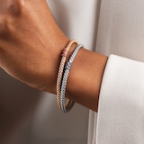 Fope Exclusive Fope Prima X Mappin & Webb 18ct White Gold Blue Sapphire Bracelet