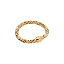 37252014 - 18ct Yellow Gold Love Nest Diamond Bracelet - Size Medium