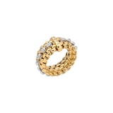 Fope 18ct Yellow Gold Panorama Diamond Ring