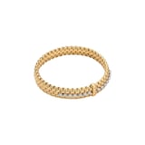 Fope 18ct Yellow Gold Panorama Diamond Bracelet - Size Medium