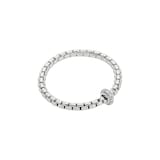 Fope 18ct White Gold Eka Diamond Bracelet - Size Medium